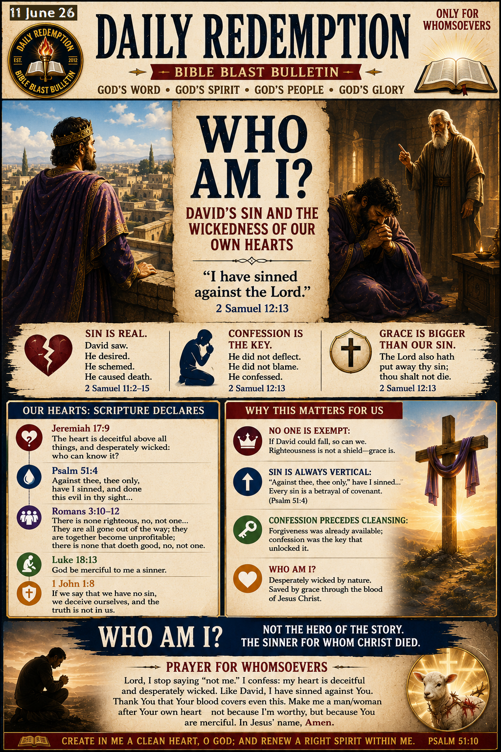 Who Am I? David’s Sin And The Wickedness Of Our Own Hearts – DRBBB 11.6.26